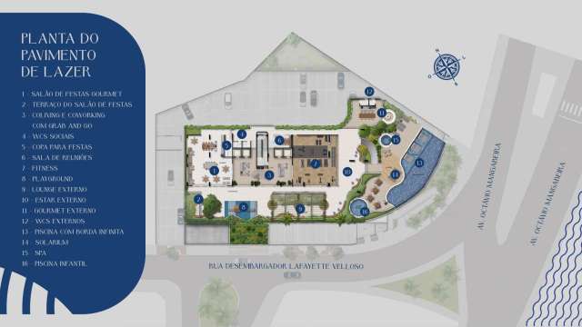BEACH CLASS JAGUARIBE - Apartamentos de 2 suítes à venda por R$1.350.000,00 em Jaguaribe