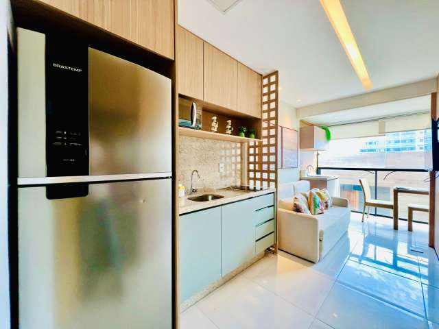 Apartamento na Barra PORTEIRA FECHADA com 1 suíte, 29m² à venda por R$ 650.000,00
