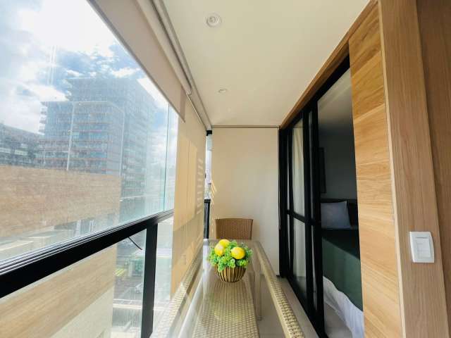 Apartamento na Barra PORTEIRA FECHADA com 1 suíte, 29m² à venda por R$ 650.000,00