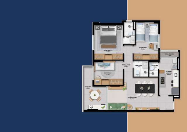 LIKE GARIBALDI - Apartamentos na PLANTA de 2 suítes à venda a partir de R$ 442.569,10