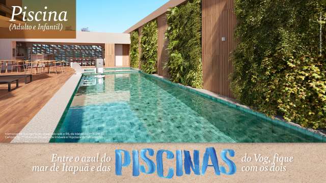 VOG ITAPUÃ | 2 SUÍTES COM VARANDA A PARTIR DE R$ 348.775,49