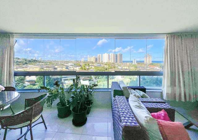 Apartamento em Patamares com 4 quartos e 3 suítes, 162m² à venda por R$ 1.600.000,00