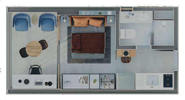 ONE RIO VERMELHO | STUDIOS COM 22M² a 31M² A PARTIR DE R$ 292.758,99