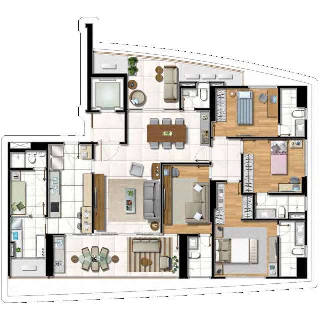 HORTO PARQUE BARCELONA | 4 SUÍTES, 171M² À VENDA POR R$2.523.200,00 NO HORTO FLORESTAL