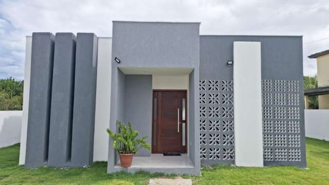 Casa em Sauípe com 3 quartos e 1 suíte, 109,00 m² à venda por R$ 490.000,00 - Entre Rios/Ba