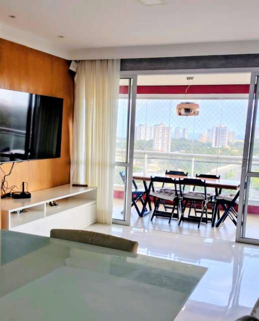 Apartamento com 3 quartos e 3 suítes, 134,00 m² para alugar por R$ 5.900,00 - Patamares, Salvador/BA 