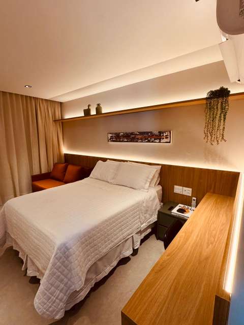 Studio no Alive Vitória, porteira fechada, 29m² à venda por R$695.000,00