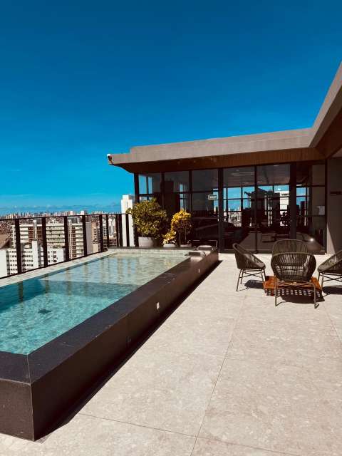 Studio no Alive Vitória, porteira fechada, 29m² à venda por R$695.000,00