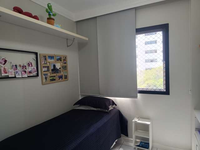 Apartamento no Candeal com 3 quartos e 1 suíte, 89m² à venda por R$ 580.000,00