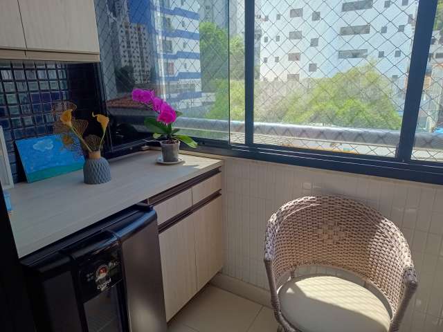 Apartamento no Candeal com 3 quartos e 1 suíte, 89m² à venda por R$ 580.000,00