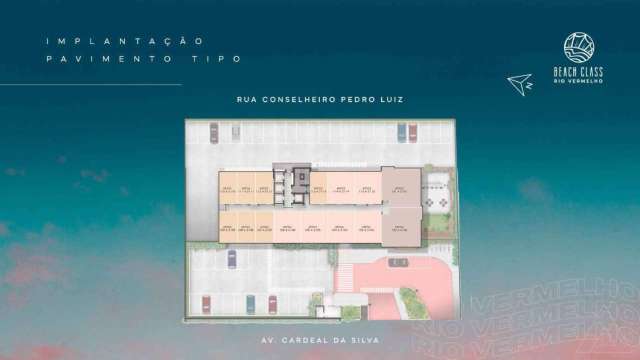 Beach Class Rio Vermelho – 2/4 com uma suíte, 66,15 m², à venda por R$ 1.100.000,00 - Salvador/Ba