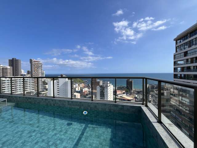 Apartamento na Barra com  1 suíte, 27m² à venda por R$ 590.000,00