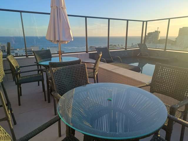 Studio com 1 quarto e 1 suíte, 25,25 m² para alugar por R$ 3.700,00 - Ondina, Salvador/BA