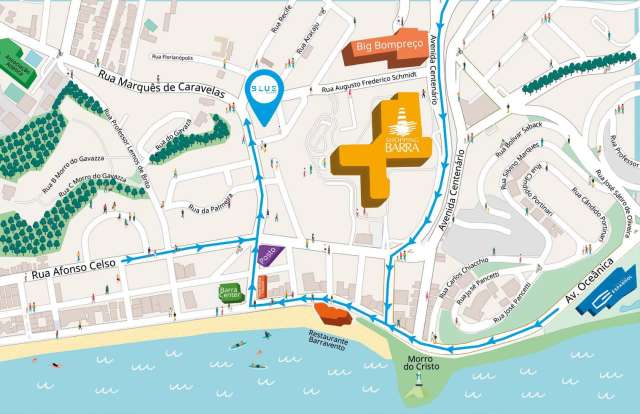 Blue Barra | Apartamento com 35m² à venda por R$ 470.000,00 