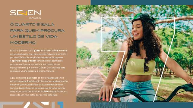 SEVEN GRAÇA | Quarto e sala com 38m² na Graça à venda a partir de R$ 488.000,00