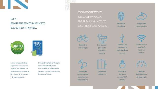 SEVEN GRAÇA | Quarto e sala com 38m² na Graça à venda a partir de R$ 488.000,00