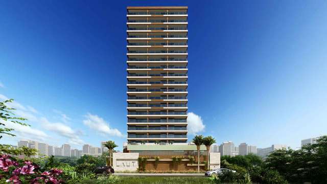 LAUT JAGUARIBE | APARTAMENTOS DE 2 QUARTOS E 2 SUÍTES COM VARANDA EM FRENTE AO MAR DE JAGUARIBE