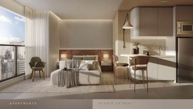 BEACHCLASS BAHIA | STUDIOS, QUARTO E SALA E 2 QUARTOS PENSADOS PARA QUEM DESEJA VIVER NO RITMO DA CIDADE - NO CAMINHO DAS ÁRVORES, SALVADOR