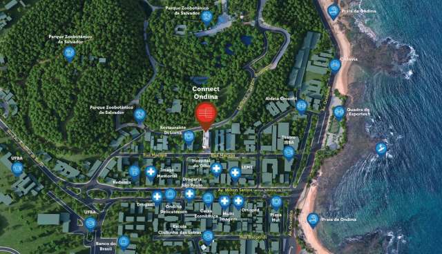 CONNECT ONDINA | QUARTO E SALA COM 30M² À VENDA POR R$ 460.000,00