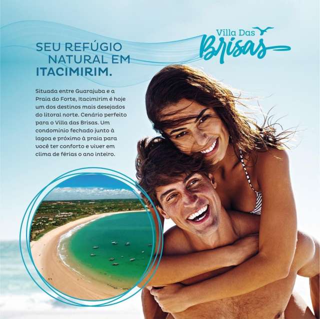 VILLA DAS BRISAS | VILLAGE COM 2 QUARTOS COM 60M² À VENDA A PARTIR DE R$ 540.000,00