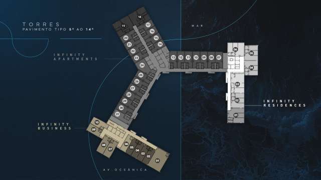 Infinity Othon | Salas comerciais na Ondina á venda á partir de R$ 514.687,33