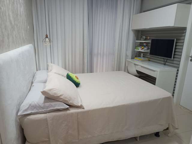 Apartamento na Pituba Ville PORTEIRA FECHADA com 4 quartos sendo 2 suítes, 158m² à venda por R$ 2.200.000,00