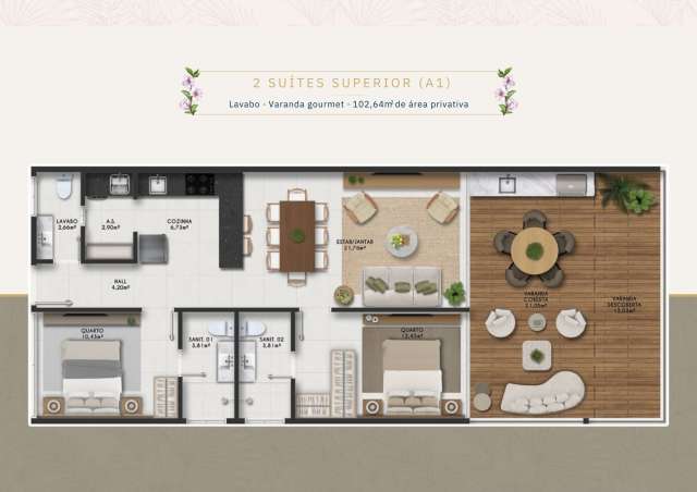 Maui Imbassaí | Apartamentos a partir de R$ 347.074,82