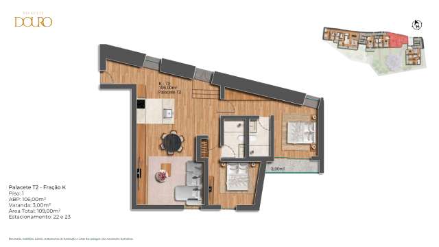 Palacete Douro | Apartamentos a partir de 106 m² na cidade do Porto - Portugal á partir de € 850.000 euros