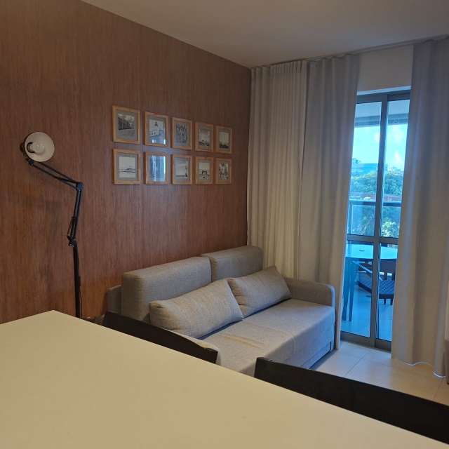 Apartamento com 1 quarto e 1 suíte, 50,00 m² para alugar por R$ 5.000,00 - Ondina, Salvador/BA