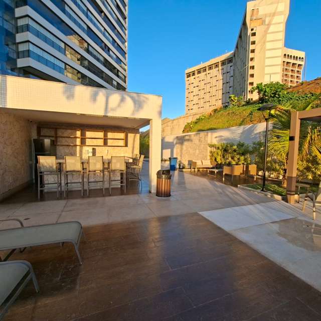 Apartamento com 1 quarto e 1 suíte, 50,00 m² para alugar por R$ 5.000,00 - Ondina, Salvador/BA
