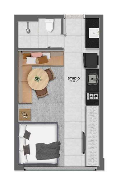 ALIVE VITÓRIA | STUDIO COM 27M² À VENDA POR r$ 580.000,00