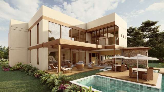 Casa em Praia do Forte com 4 suítes, 370m² à venda por R$ 5.500.000,00