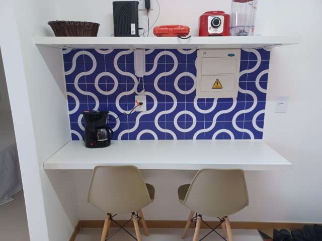 Studio com 1 quarto e 1 suíte, 25,25 m² para alugar por R$ 2.953,00 - Ondina, Salvador/BA 
