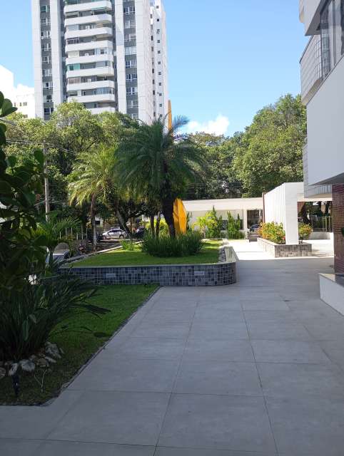 Apartamento com 1 quarto e 1 suíte, 74,34 m² para alugar por R$ 4.000,00 - Corredor da Vitória, Salvador/BA 