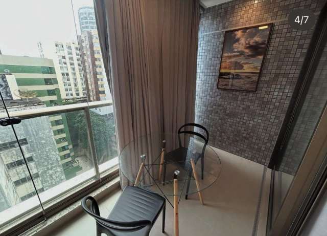 Apartamento com 1 quarto e 1 suíte, 28,00 m² para alugar por R$ 2.670,00 - Barra