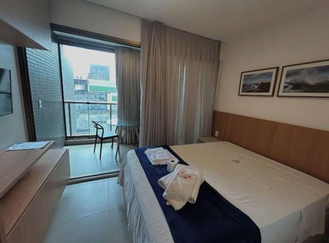 Apartamento com 1 quarto e 1 suíte, 28,00 m² para alugar por R$ 2.670,00 - Barra