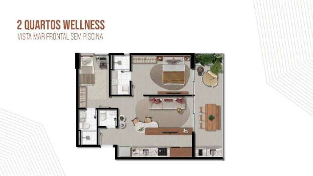 Carozzo Wellness Jardim Armação | Apartamentos Frente Mar em Salvador a partir de R$ 342.126,34
