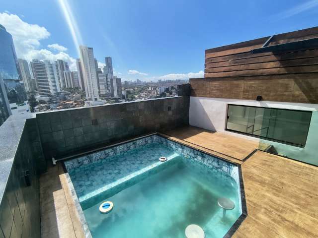 Cobertura no Rio Vermelho com 3 quartos sendo 2 suítes, 155m² à venda por R$ 920.000,00