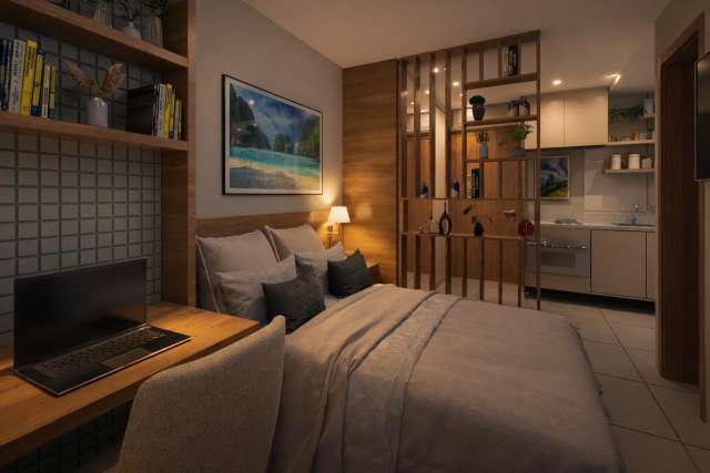 Studio no Caminho das Árvores, com 22,00 m² à venda por R$ 295.000,00