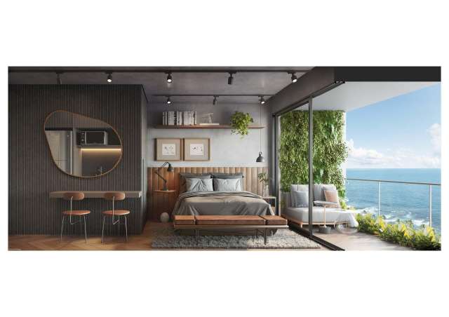 Studio na Ondina, com 23,00m², a venda por R$ 570.000,00