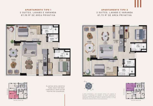 Apartamento na Graça, com 2 quartos e 2 suítes, 68,00 m² à venda por R$ 1.400.000,00