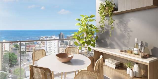 Apartamento na Pituba, com 1 quarto, 34,00 m² à venda por R$ 525.000,00
