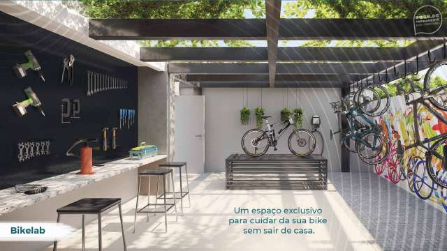 ILHA DE MYKONOS - LANÇAMENTO STUDIO E QUARTO E SALA NA PEDRA DO SAL | 24M²  A PARTIR DE R$396.655,30