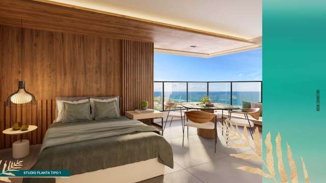 ILHA DE MAUI - LANÇAMENTO STUDIO E QUARTO E SALA NA PEDRA DO SAL  |  23M²  A PARTIR DE R$346.722,29