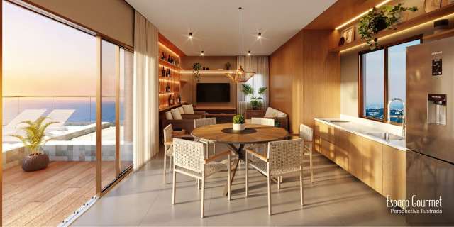 BLUE SEA SMART LIVING - LANÇAMENTO STUDIO E QUARTO E SALA VISTA MAR EM STELLA MARIS  |  24M²   A PARTIR DE R$323.474,74