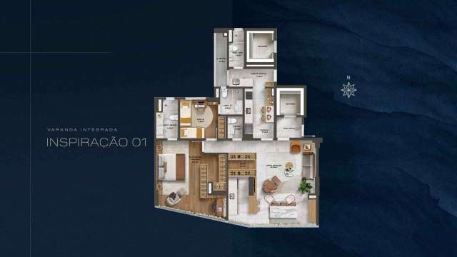 MIRADOR ONDINA | LANÇAMENTO 2 E 3 SUÍTES - 117M² A PARTIR DE R$ 1.495,825