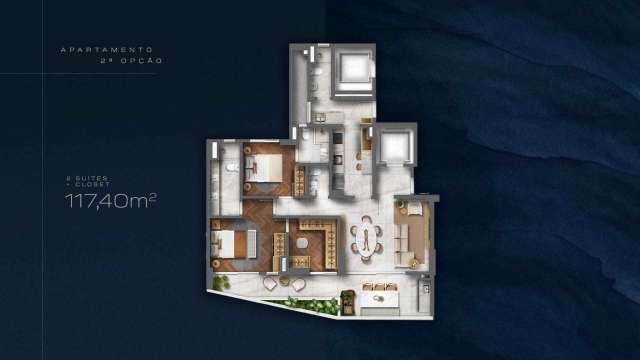MIRADOR ONDINA | LANÇAMENTO 2 E 3 SUÍTES - 117M² A PARTIR DE R$ 1.495,825
