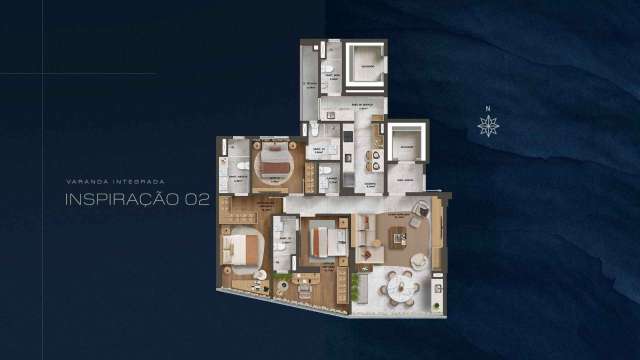 MIRADOR ONDINA | LANÇAMENTO 2 E 3 SUÍTES - 117M² A PARTIR DE R$ 1.495,825