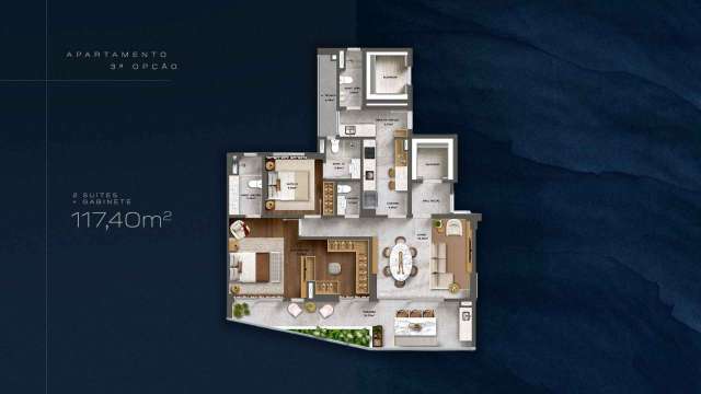 MIRADOR ONDINA | LANÇAMENTO 2 E 3 SUÍTES - 117M² A PARTIR DE R$ 1.495,825