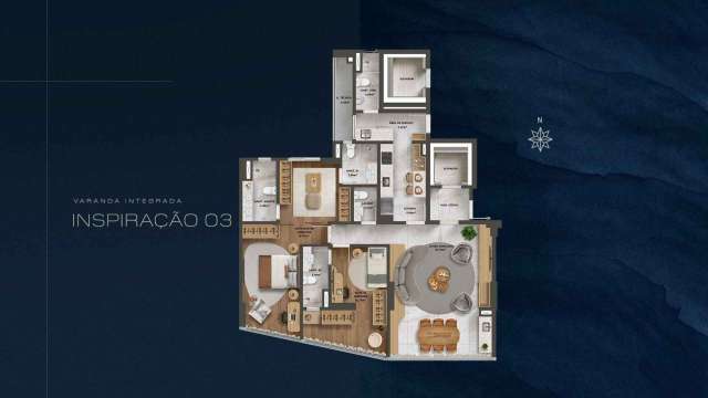 MIRADOR ONDINA | LANÇAMENTO 2 E 3 SUÍTES - 117M² A PARTIR DE R$ 1.495,825